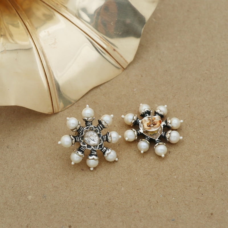 Snowflake Ear Studs