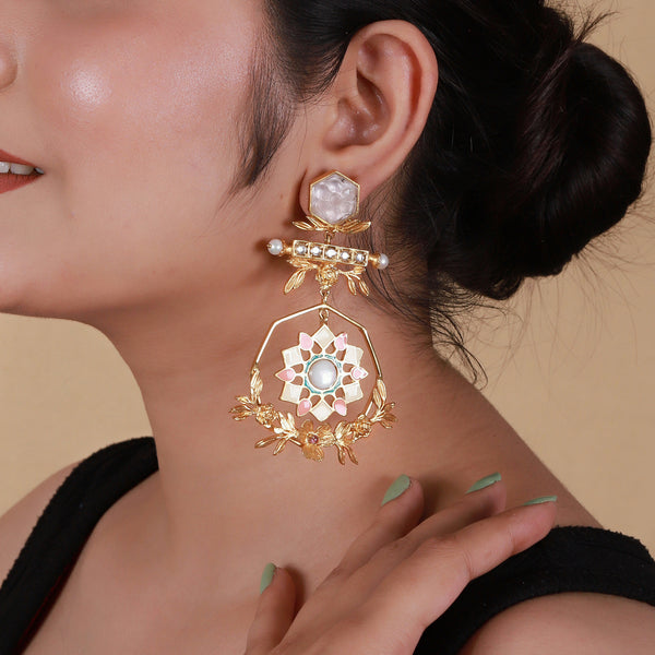 REGAL MEENA BLOOM DANGLERS