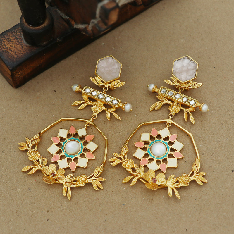 REGAL MEENA BLOOM DANGLERS