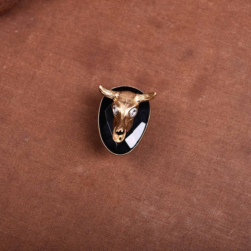 Taurus Bull Tribal Ring