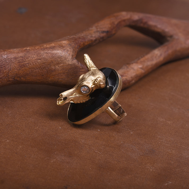 Taurus Bull Tribal Ring