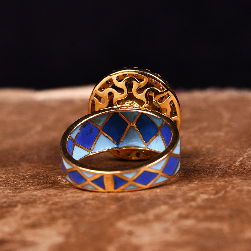 MOSAIC POLKI DIAMOND RING