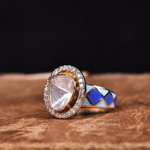 MOSAIC POLKI DIAMOND RING