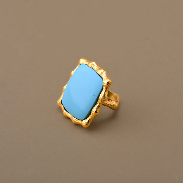 ORGANIC TURQUOISE RING