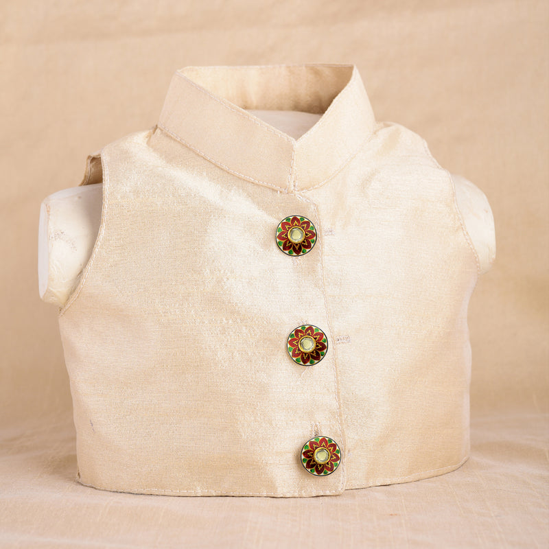 THE POLKI FLOWER BUTTON