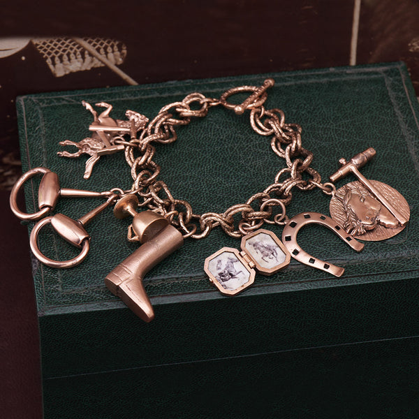 RUSTIC POLO CHARM BRACELET