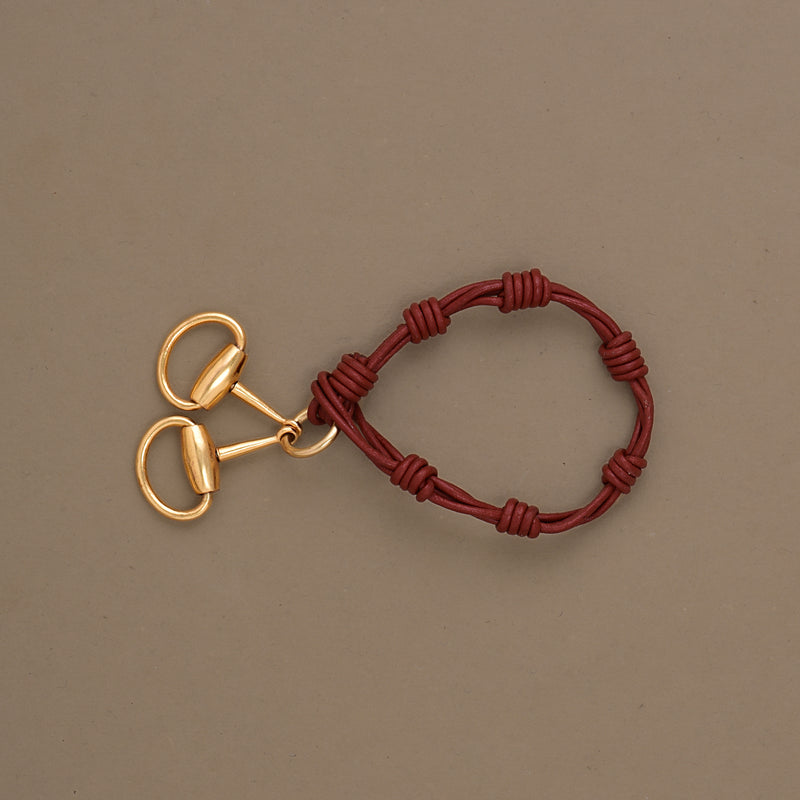 TAN HORSE-BIT BRACELET