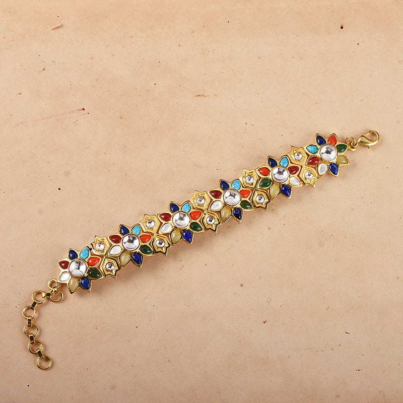 NAVRATNA PARTERRE BRACELET