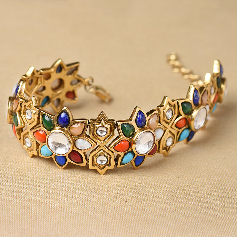 NAVRATNA PARTERRE BRACELET