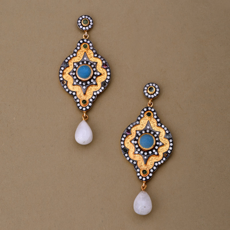 TRADITIONAL TOURMALINE EARRING