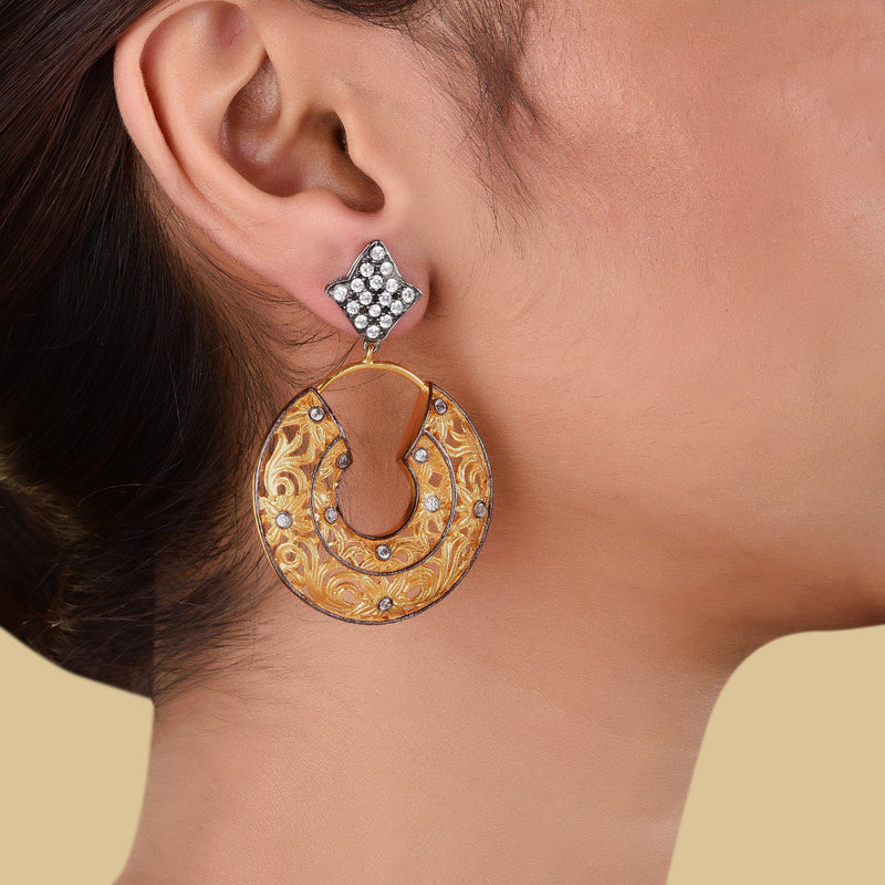 FILIGREE DOME EARRING