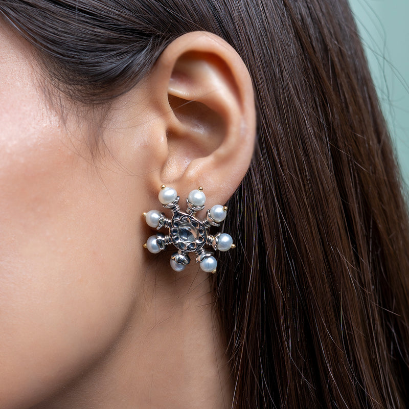 Snowflake Ear Studs