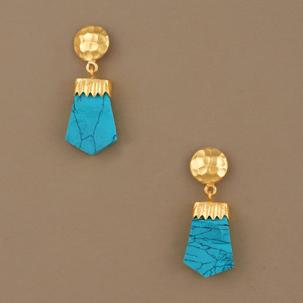 TURQUOISE ARROWHEAD EARRING