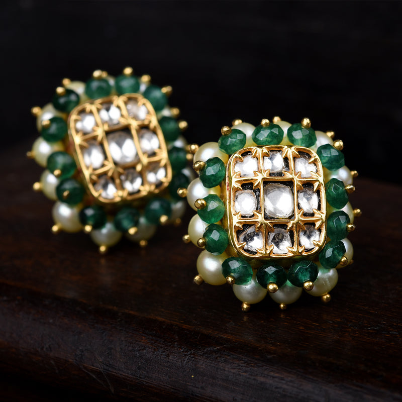 POLKI PEARL EARSTUDS