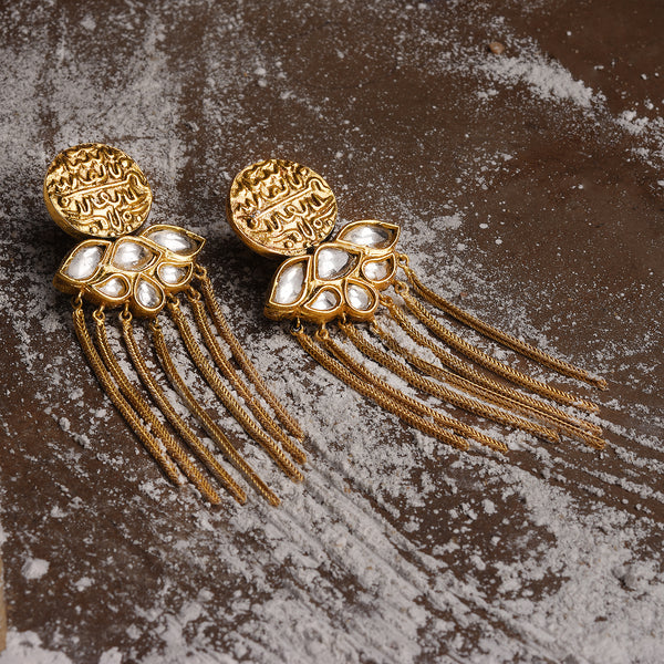 MOHAR CHAIN FRINGE EARRINGS