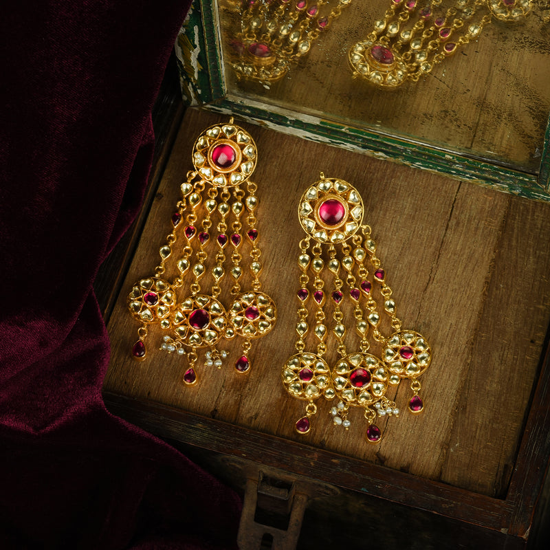 THE FLORET JHOOMAR EARRINGS