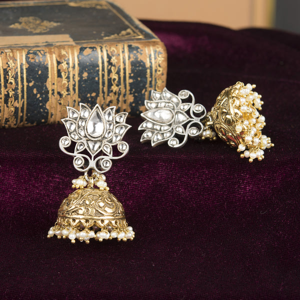 LOTUS CROWN JHUMKI