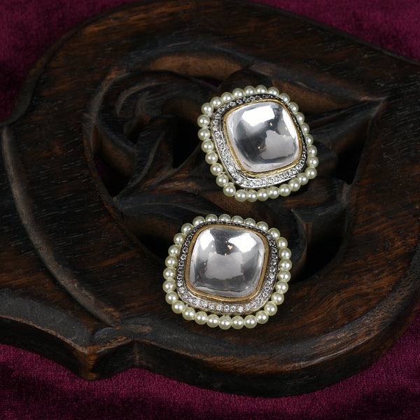 POLKI CHAUKI PEARL EARSTUDS