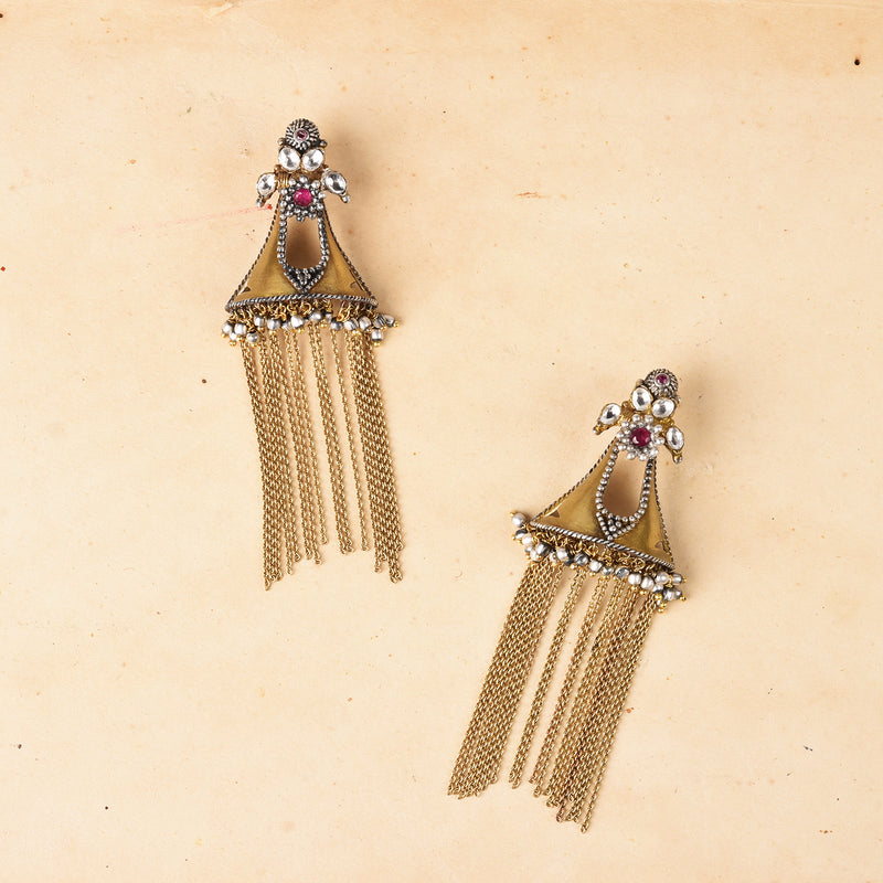 Monarch Crown Earrings