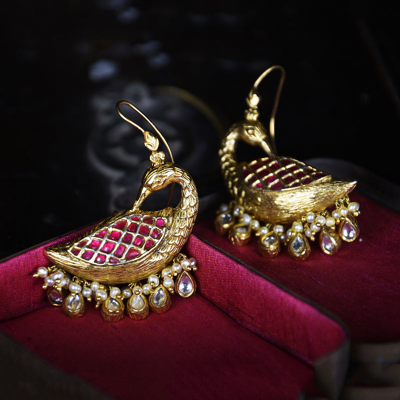 PEACOCK EARRINGS