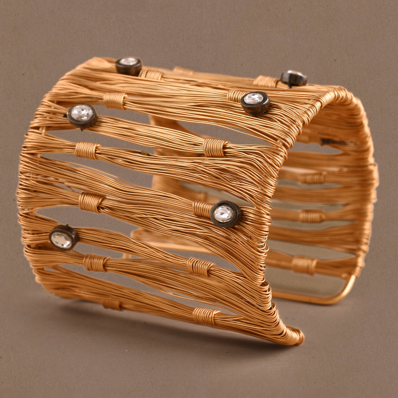 THE GOLDEN  WIRE-STACKS CUFF