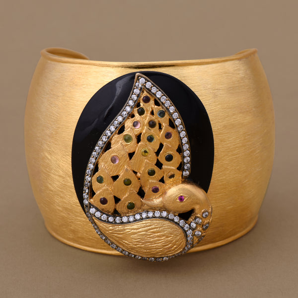 PEACOCK CAPSULE BANGLE