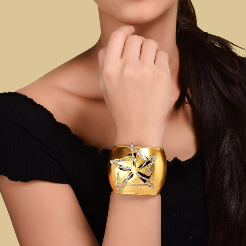 MUTED GOLD CAPSULE CUFF