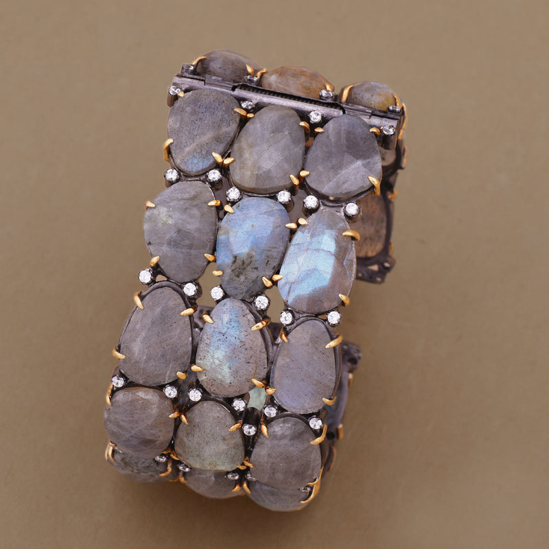 BARBARIC LABRODORITE CUFF