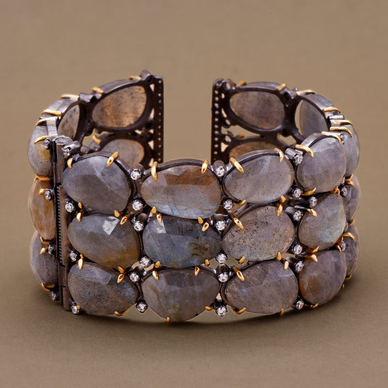 BARBARIC LABRODORITE CUFF