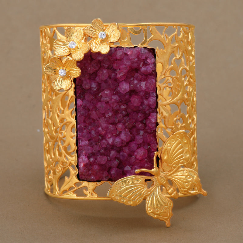 LAVENDER-LUST FILIGREE CUFF