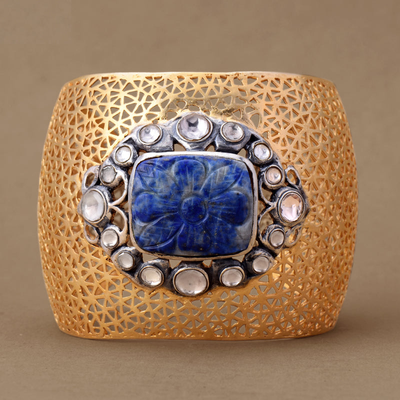 FILIGREE LAPIS CUFF