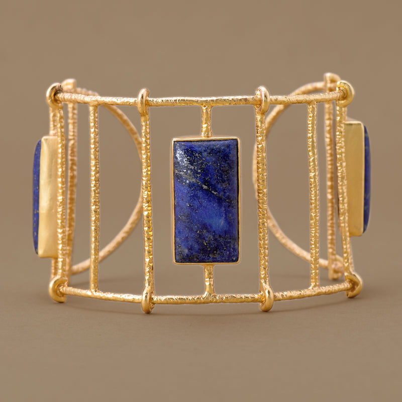 LAPIS STUDDED BATTEN CUFF