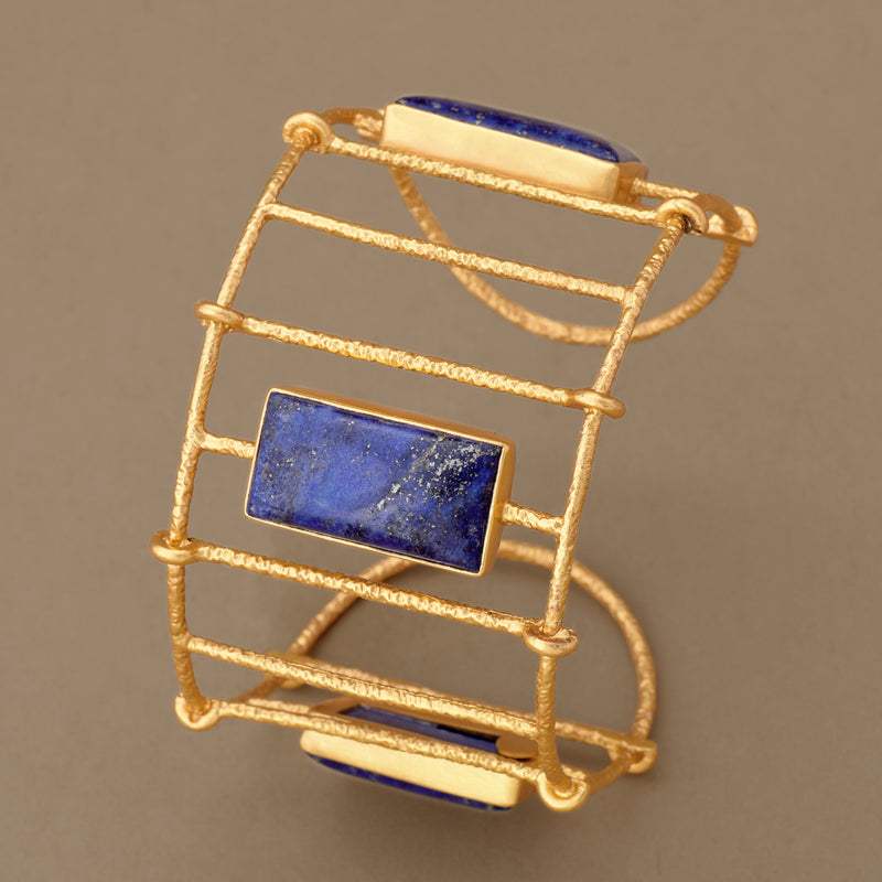 LAPIS STUDDED BATTEN CUFF