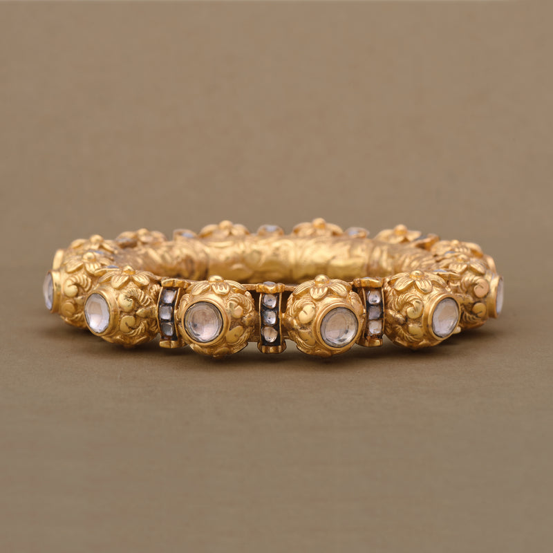 GOLD BLOSSOM BANGLE