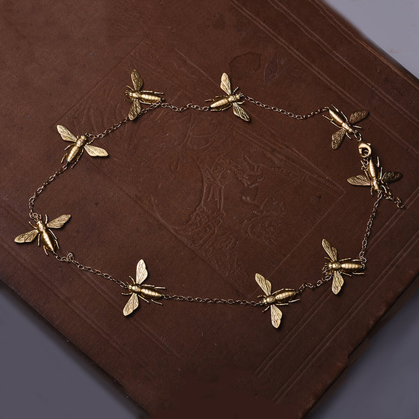 SYMETREE SPRING HORNET NECKLACE