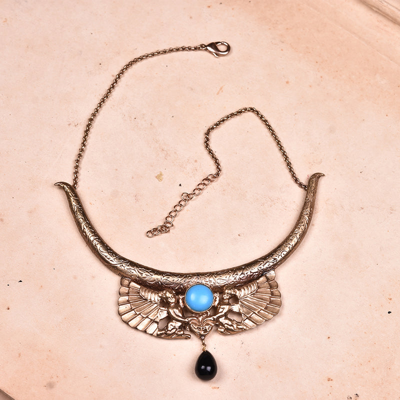 THE MID CENTURY CUPID LINK HANSULI NECKLACE