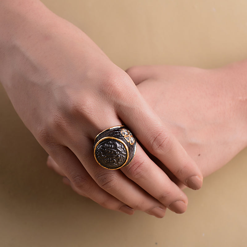 TWO-TONE MUGHAL RING