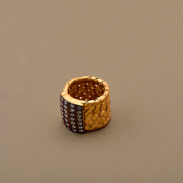 BASKET WEAVE RING