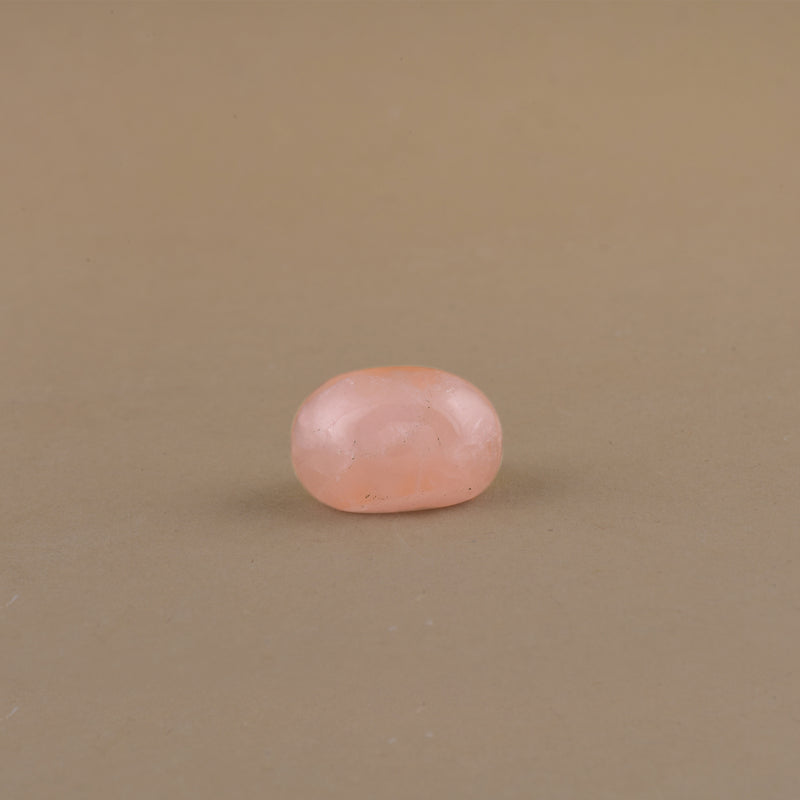 SEAMLESS ROSE QUARTZ ORGANIC RING