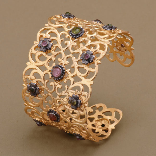 GILDED LACE TOURMALINE CUFF