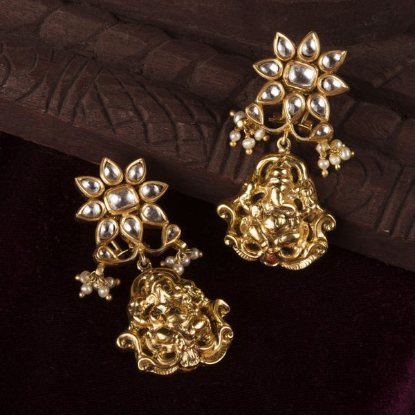 THE FLORAL VINAYAKA EARRINGS